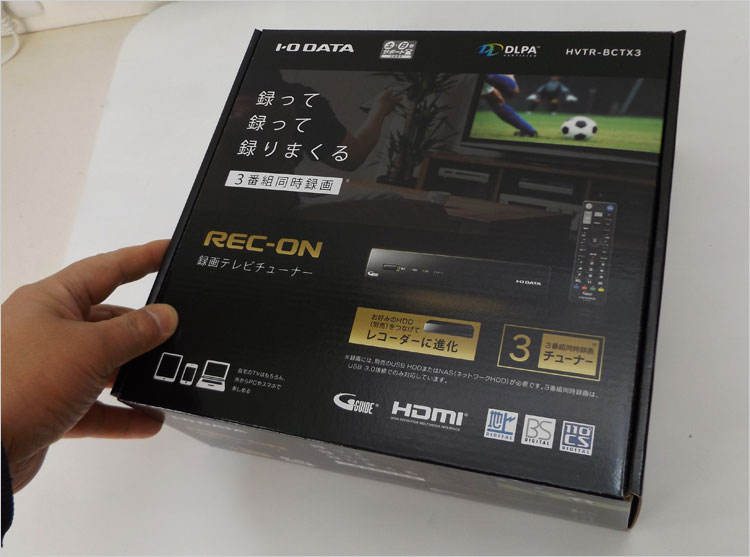 I-O DATA REC-ON HVTR-BCTX3 録画テレビチューナー 新品 【公式通販】