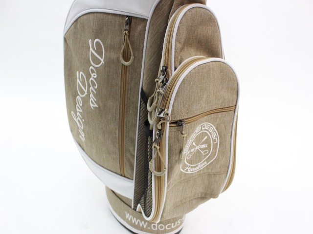 DOCUS スタンドバッグ DCC736 ライトブラウン/ホワイト ドゥーカス