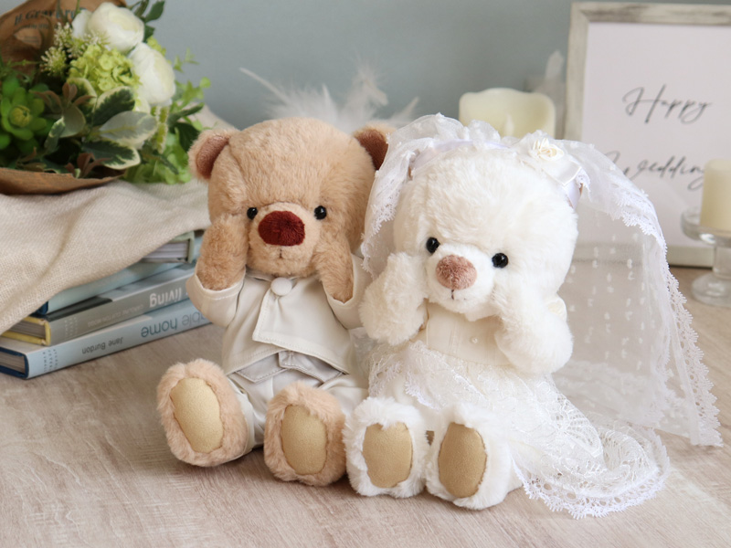 結婚式を彩るウェルカムベア｜新郎新婦への結婚祝いギフト