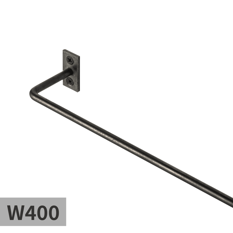 オーダーマルチバー φ12 鉄 W400×D50 | KB-AC008-29-G141 | タオル掛け