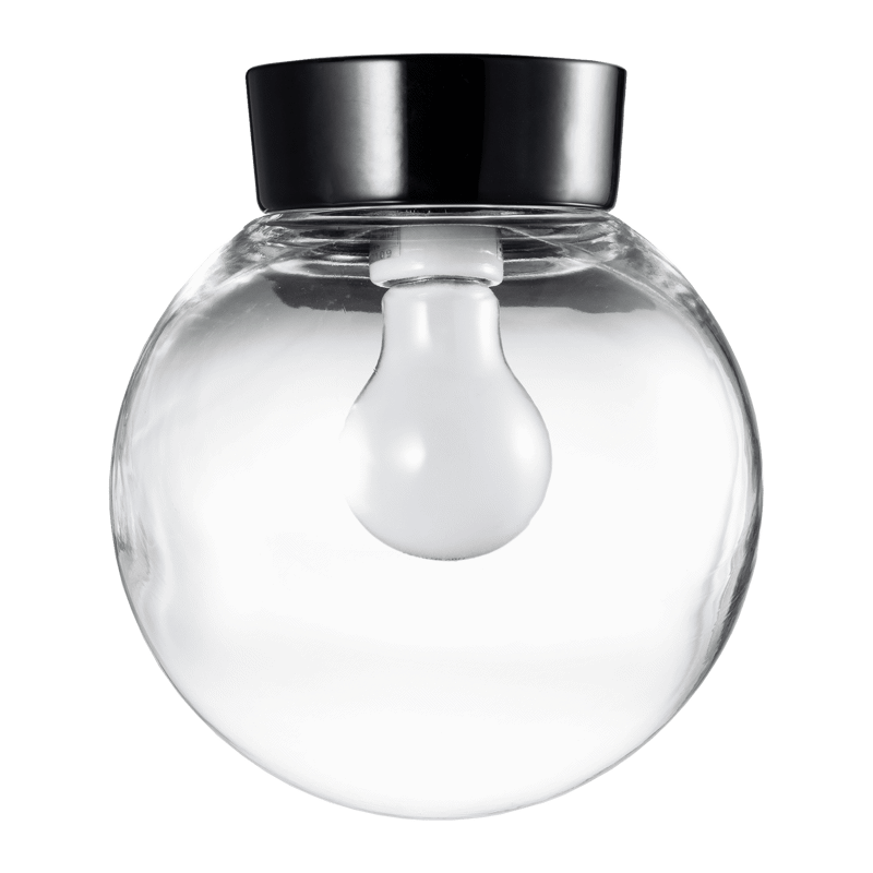 ボールライト クリア×ブラック（大） | LT-BR012-01-G141 | 直付