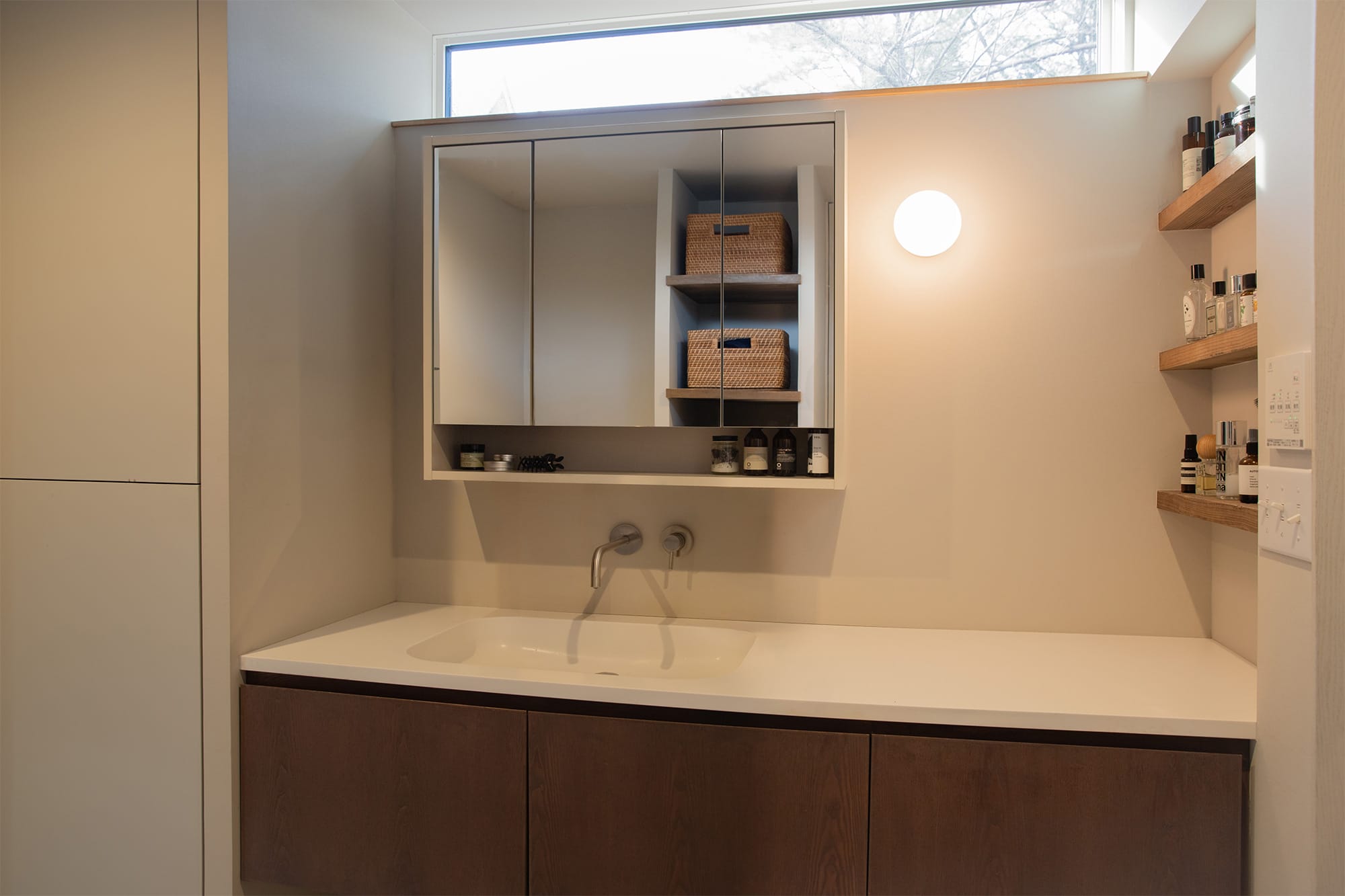 クロップドミラーキャビ ホワイト W850 | KB-AC025-03-G173 | ミラー