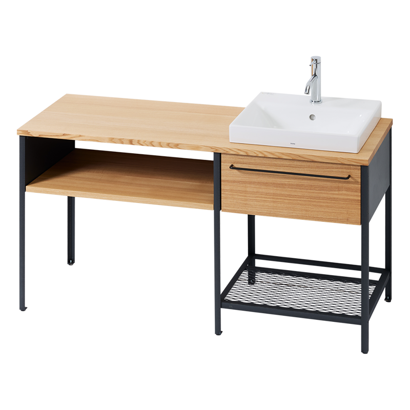 ワークカウンター洗面台 W1400～1800×D550 | KB-PR009-08-G201 | 洗面