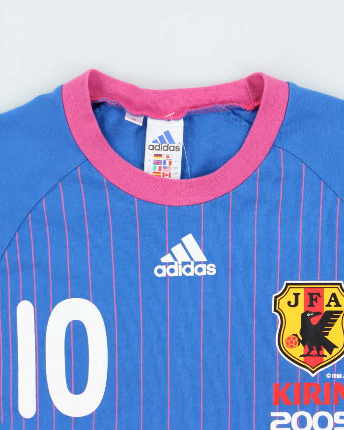 Vintage 2009 Adidas Japan Kirin Challenge Cup Football T-Shirt - L