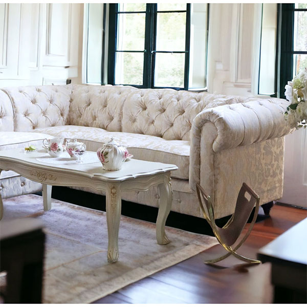 輸入家具 英国調 チェスターフィールド コーナーソファ リバプール