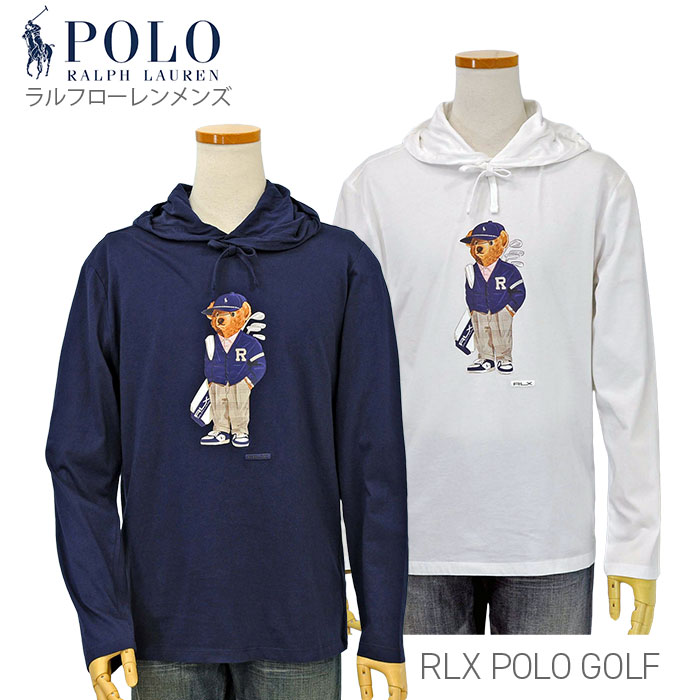 RLX POLO GOLF ラルフローレン メンズポロベア 長袖 Tパーカー トレ-ナ