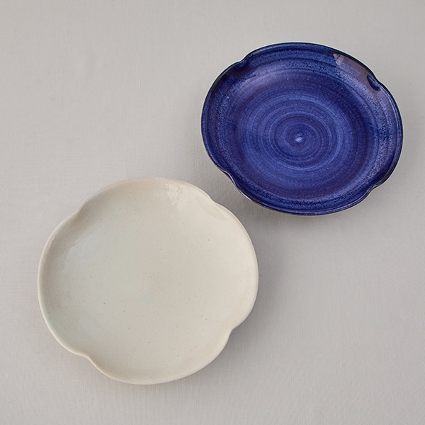 木瓜皿 瑠璃｜SALE（食器）｜料理家 栗原はるみ レシピ・オンライン