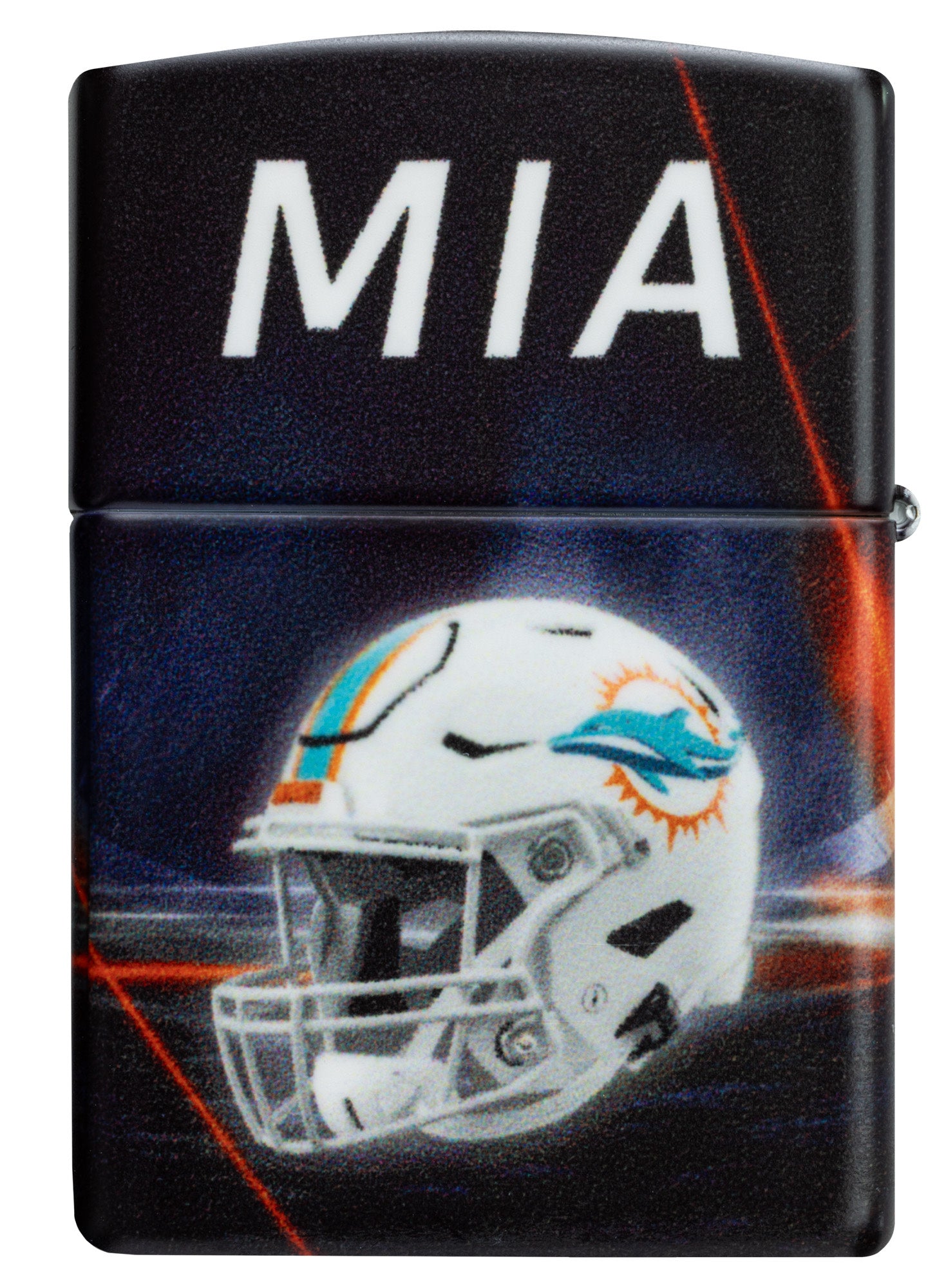 NFL Miami Dolphins Team Spirit Design Black Matte Windproof