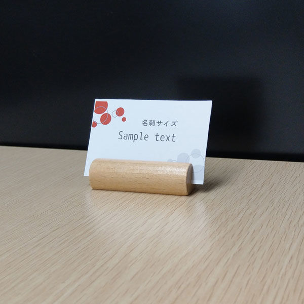 木製カードスタンド｜店舗備品・店舗什器ならAからZ（カンテック