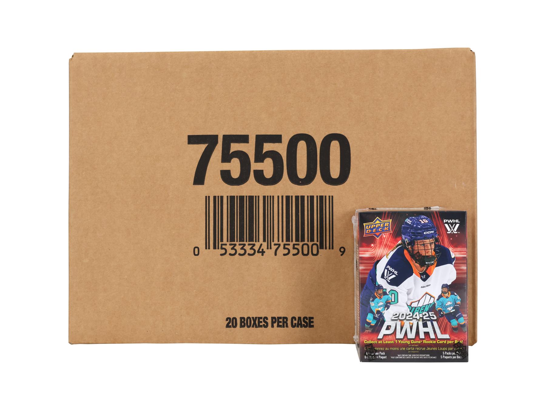 2025 Upper Deck PWHL Hockey 5-Pack Blaster 20-Box Case | DA Card World
