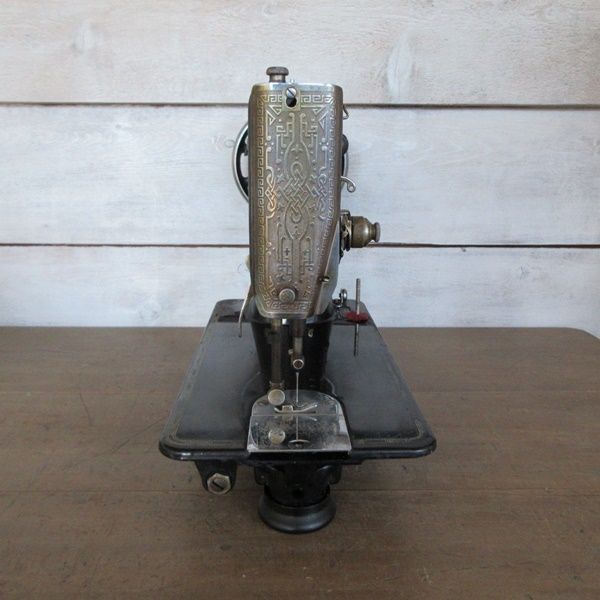 ドイツ製 SINGER シンガー ミシン 手回しミシン アンティーク 1908年頃