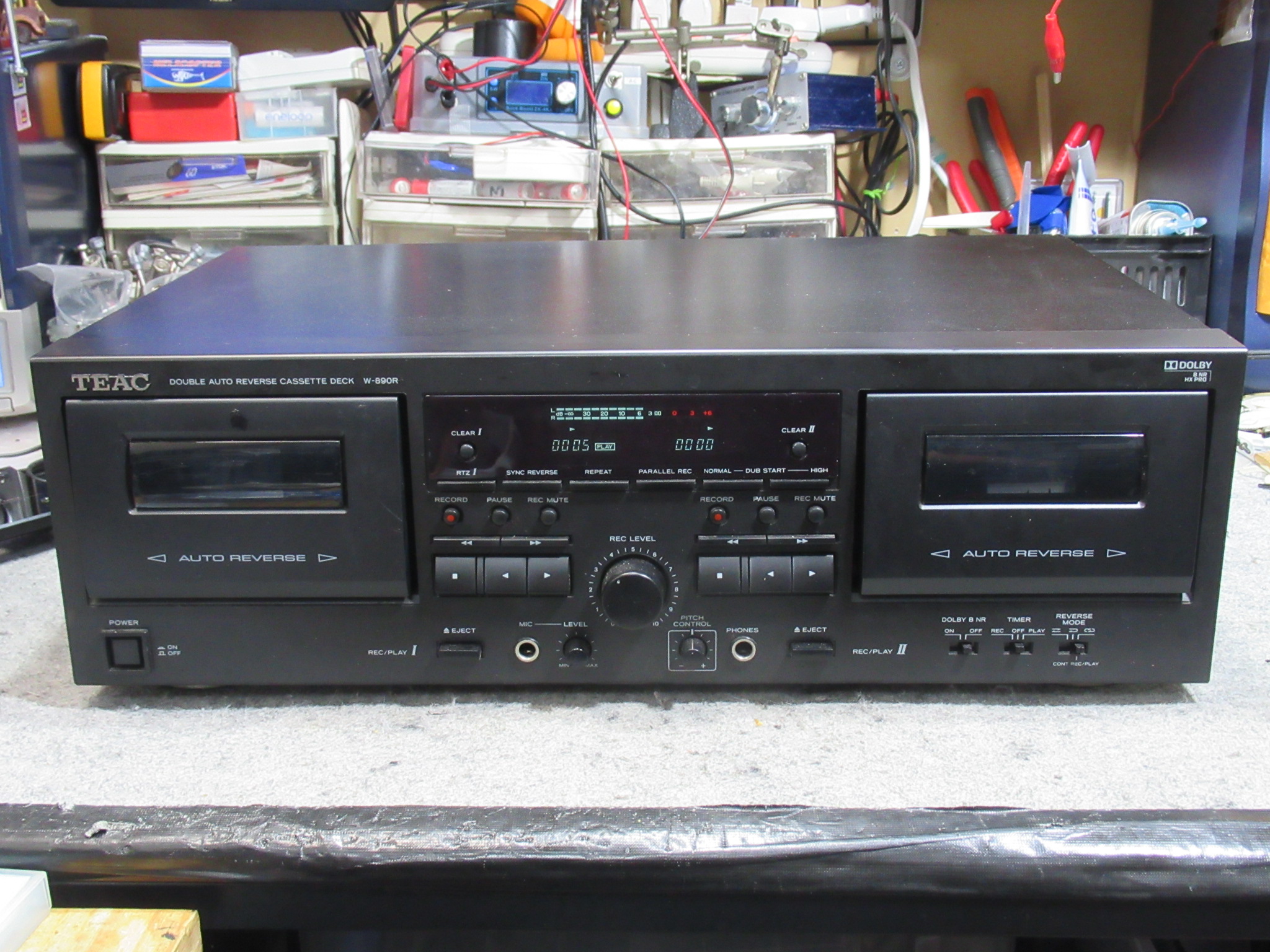 TEAC W-890R MKⅡ W-890R MK2 ダブルオートリバースカセットデッキ