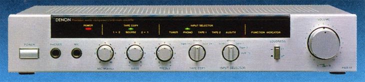 DENON PMA-11の仕様 デノン/デンオン