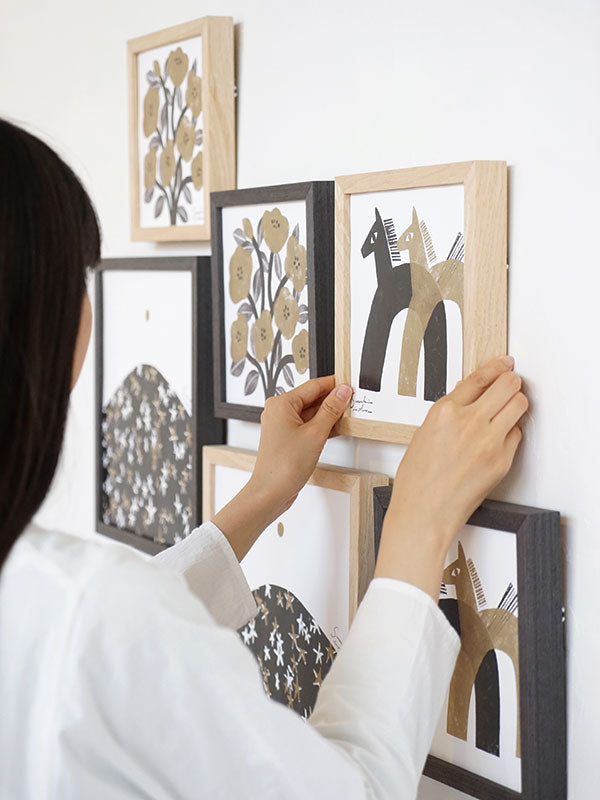 アートフレーム M ナチュラル イオクサツキ Horse | AXCIS ONLINE