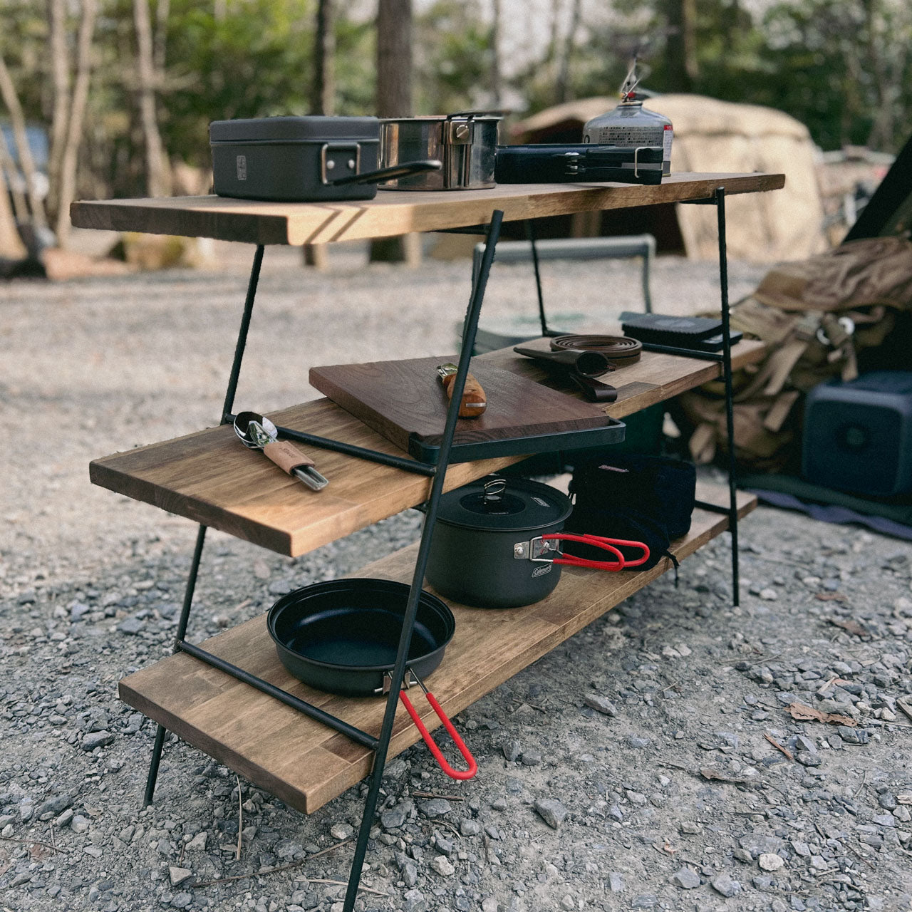 3S ラダーシェルフ | オーダーメイドのアイアン家具を中心に数多くの