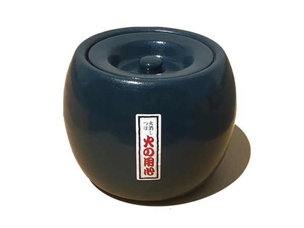火消しツボ（陶器製）切り出し 珪藻土火消壺の販売 備長炭・オガ炭