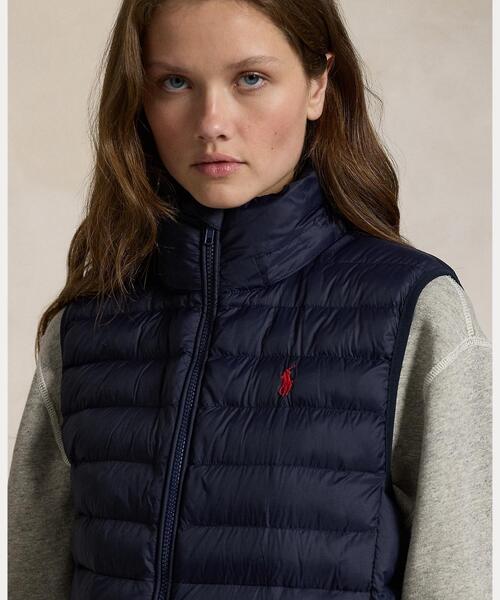 ウォーターリペラント パッカブル ベスト（ダウンベスト）｜POLO RALPH