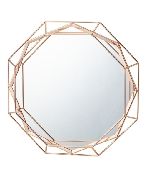 リナ ウォールミラー ピンクゴールド（ミラー）｜Francfranc（フラン