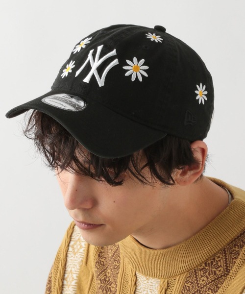 NEW ERA（ニューエラ）の「【NEW ERA】MLB フラワー刺繍キャップ
