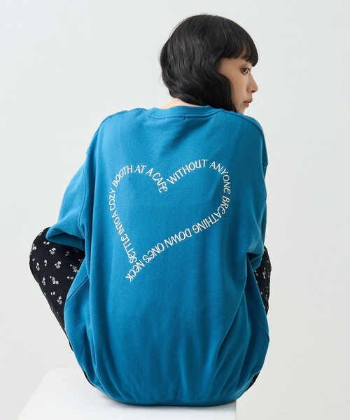 FREAK'S STORE（フリークスストア）の「ハート 刺繍 スウェット