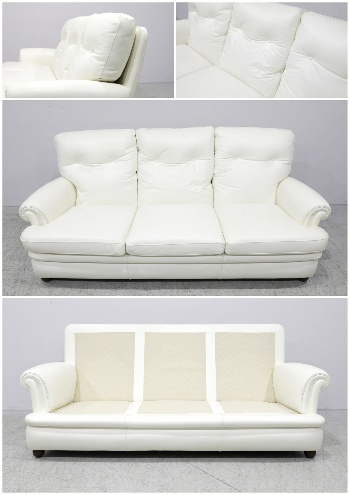 Poltrona Frau ポルトローナ・フラウ ｜ Dream ドリーム 総革 3人掛け