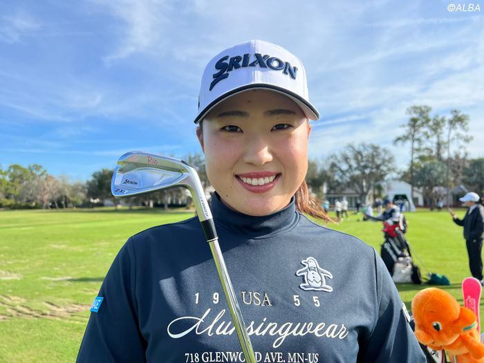 年間女王戴冠の14本からアイアン＆ウェッジを変更して米デビュー戦