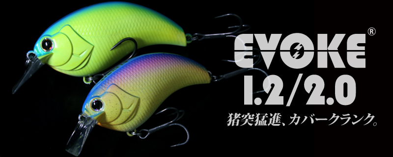 deps Evoke(イヴォーク）1.2＆2.0 商品詳細｜でんでんまる｜雷魚を