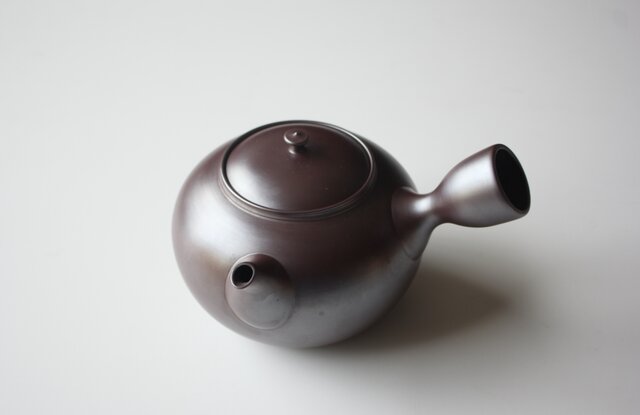 山本広巳 萬古焼 大急須 共箱 P568｜骨董店 のびる 古美術 骨董 和風