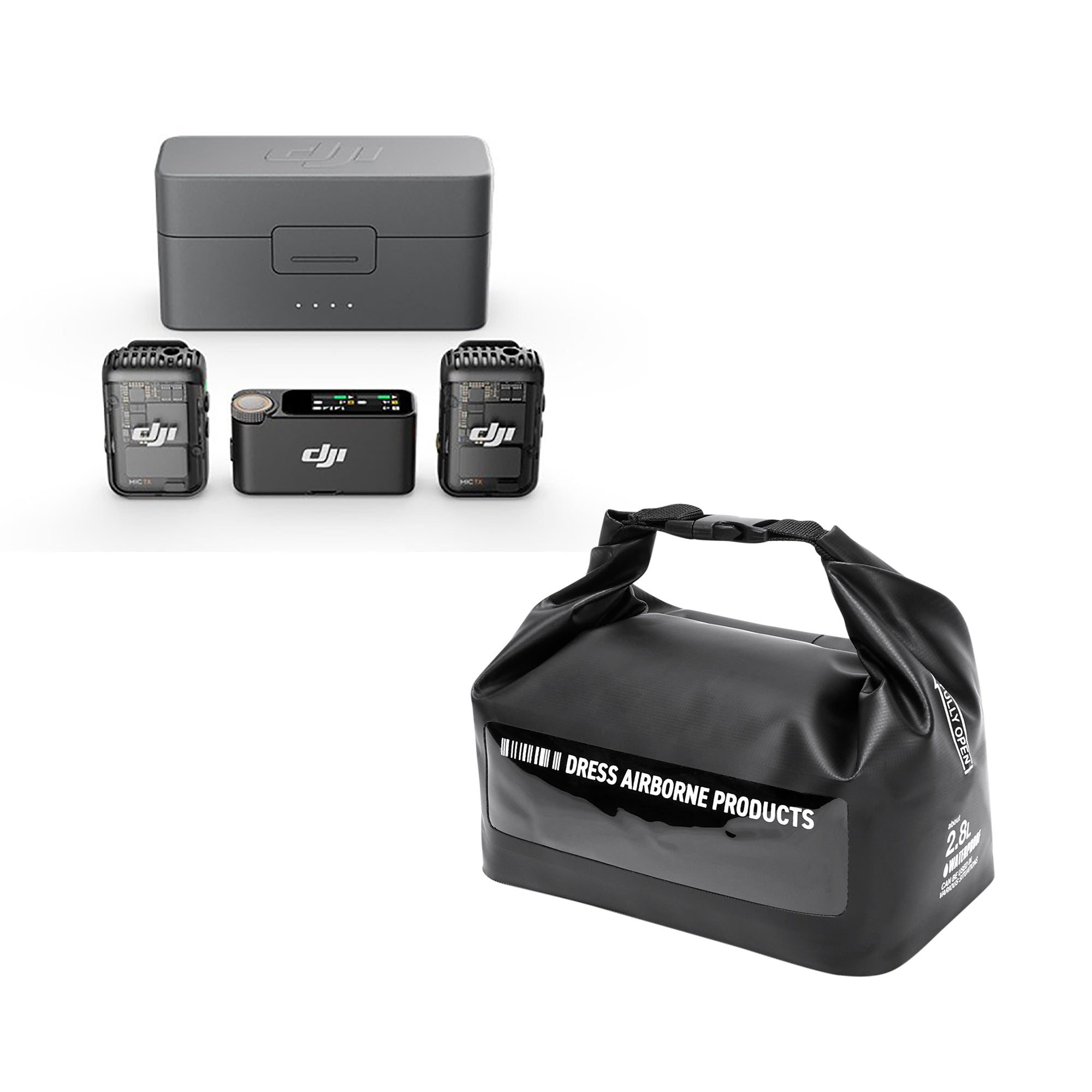 DJI Mic 2｜ワイヤレスマイク 32bitフロート 録音 2TX＋1RX＋充電ケース
