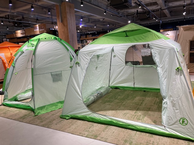 ワカサギテント大展開中！ | FISHLAND