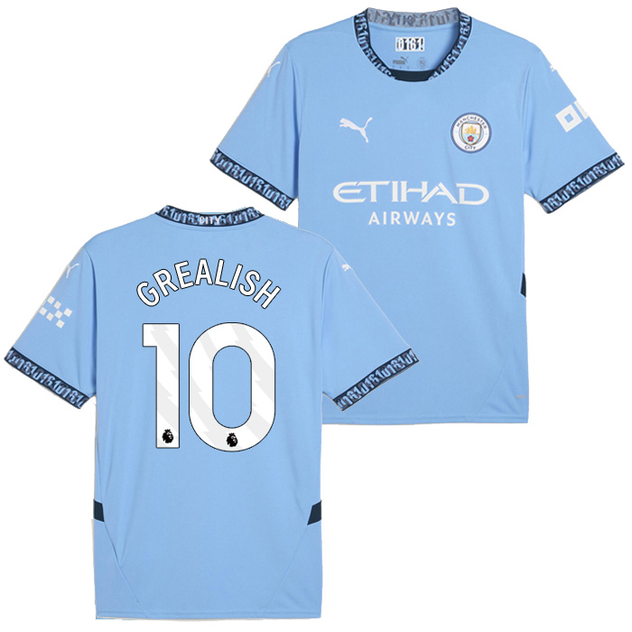 マンチェスターシティ 24-25 ホーム 半袖 ユニフォーム No.10 グリー