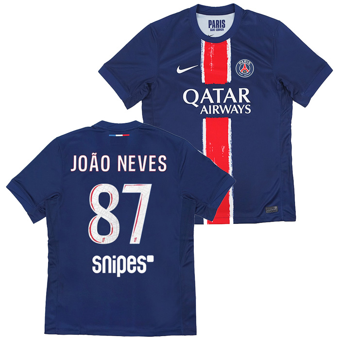 PSG 2024-25 オフィシャルネーム＆ナンバー入りユニフォーム 入荷