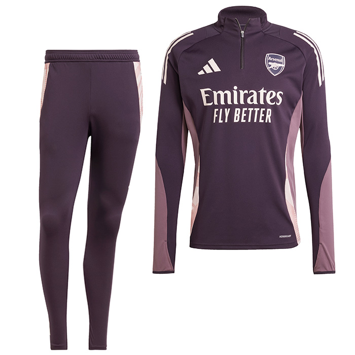 アーセナル 24-25 TIRO24 1/4 ZIPトレーニング トップ長袖&パンツ 上下
