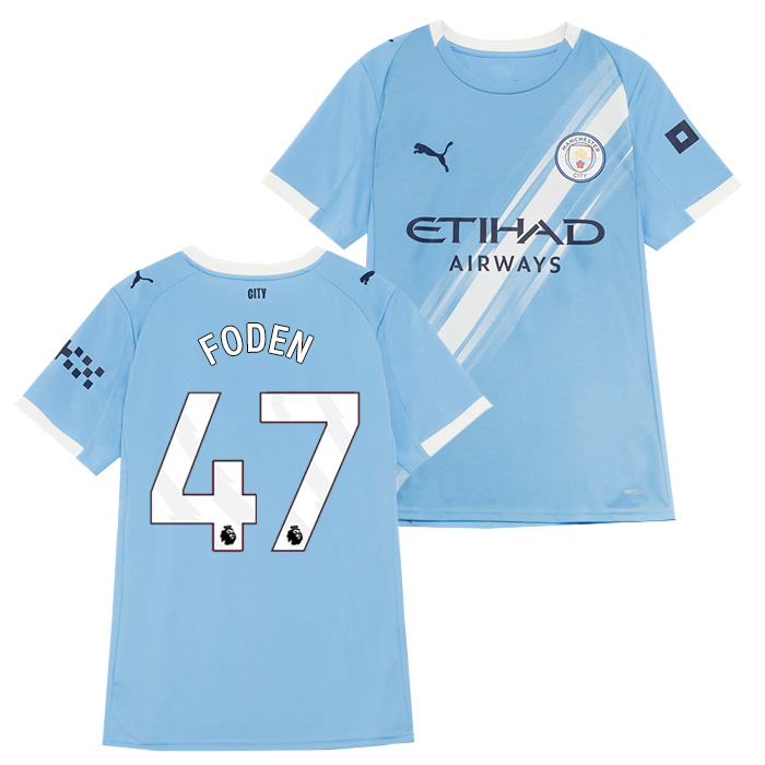 マンチェスターシティ 25-26 ホーム 半袖 ユニフォーム No.47