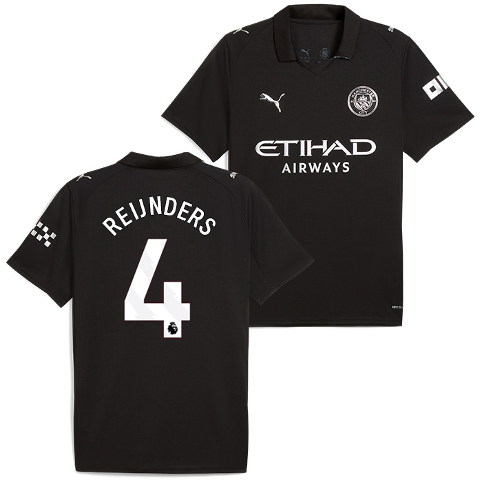 マンチェスターシティ 25-26 アウェイ 半袖 ユニフォーム No.4 ライン