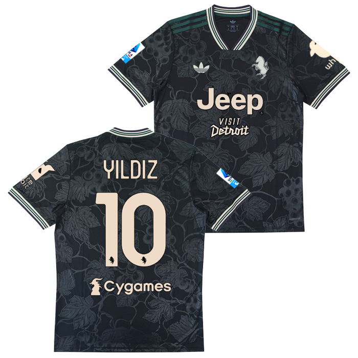 ユベントス 25-26 サード 半袖 ユニフォーム(胸スポンサー付き) No.10