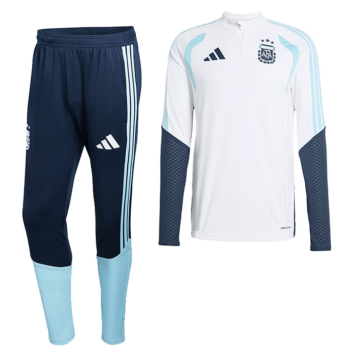 アルゼンチン代表 2026 TIRO26 1/4 ZIPトレーニング トップ長袖&パンツ