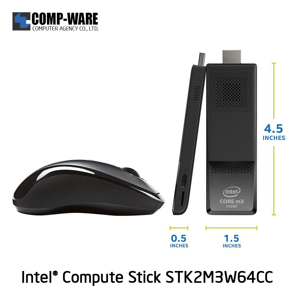 Intel Compute Stick STK2M3W64CC Ultra-slim PC (Windows 10 Home