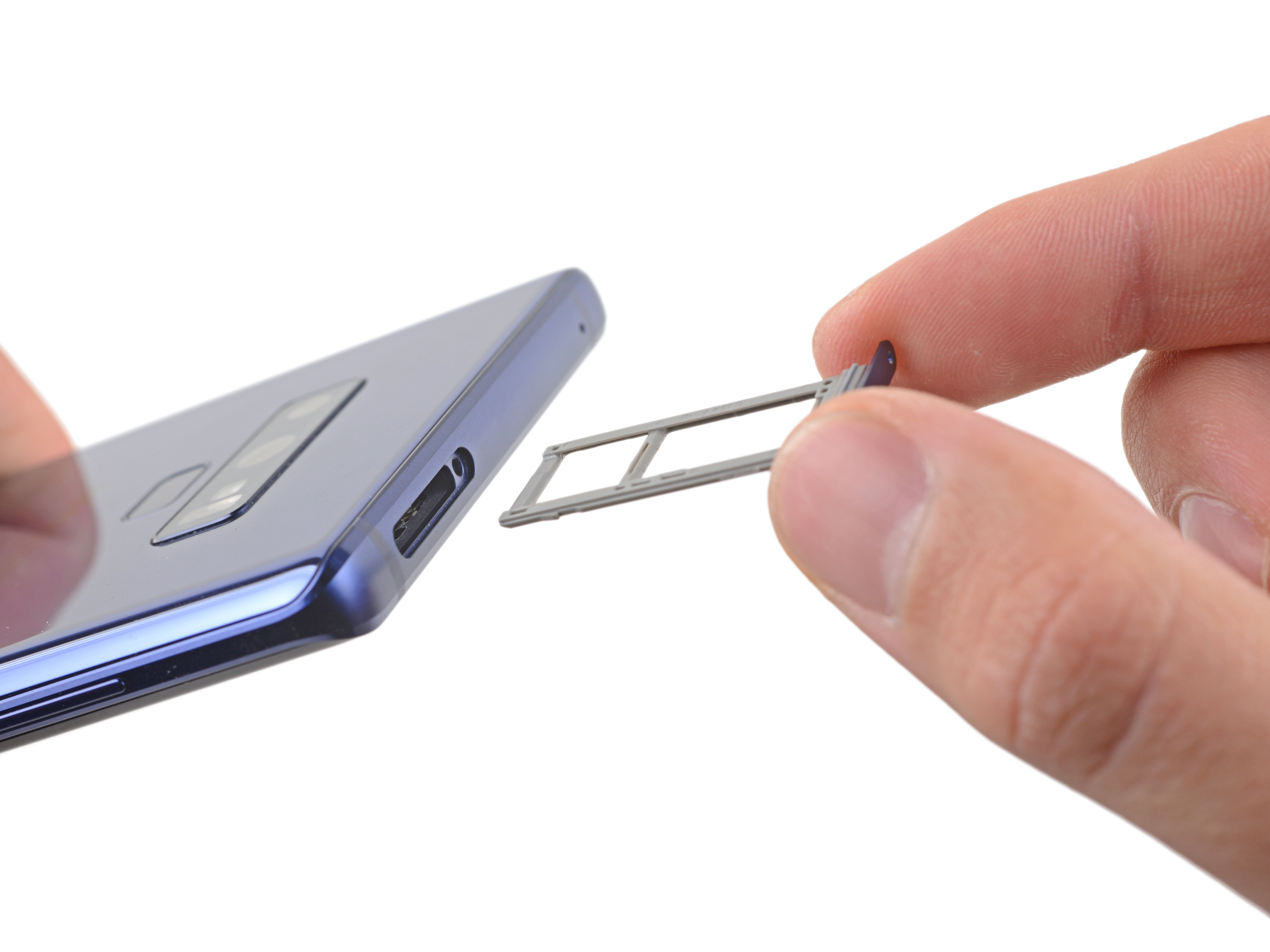 Samsung Galaxy Note9 SIM Card Tray Replacement - iFixit Repair Guide