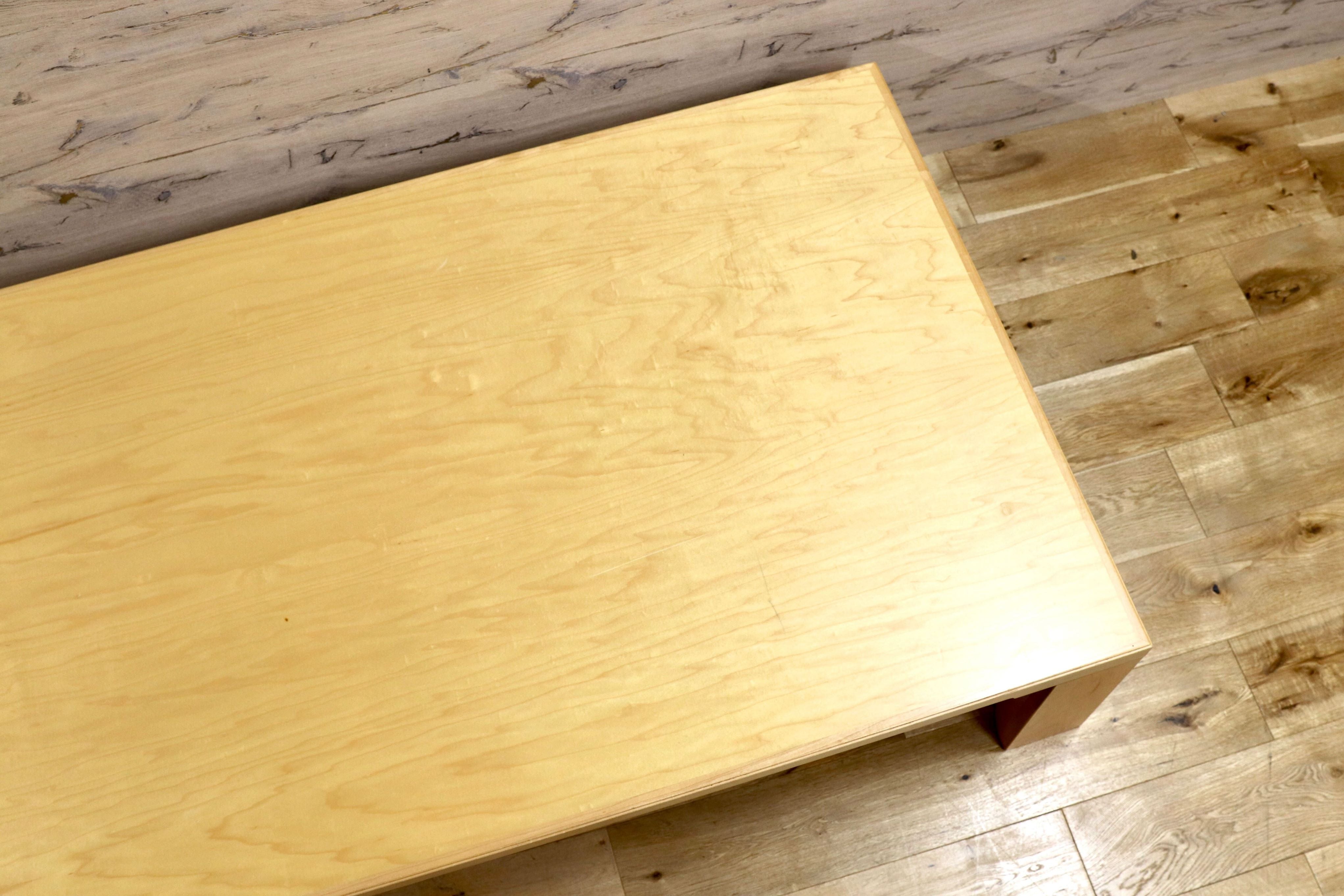 GMFK843F○天童木工 / Tendo T-2573 メープル材 センターテーブル 座卓