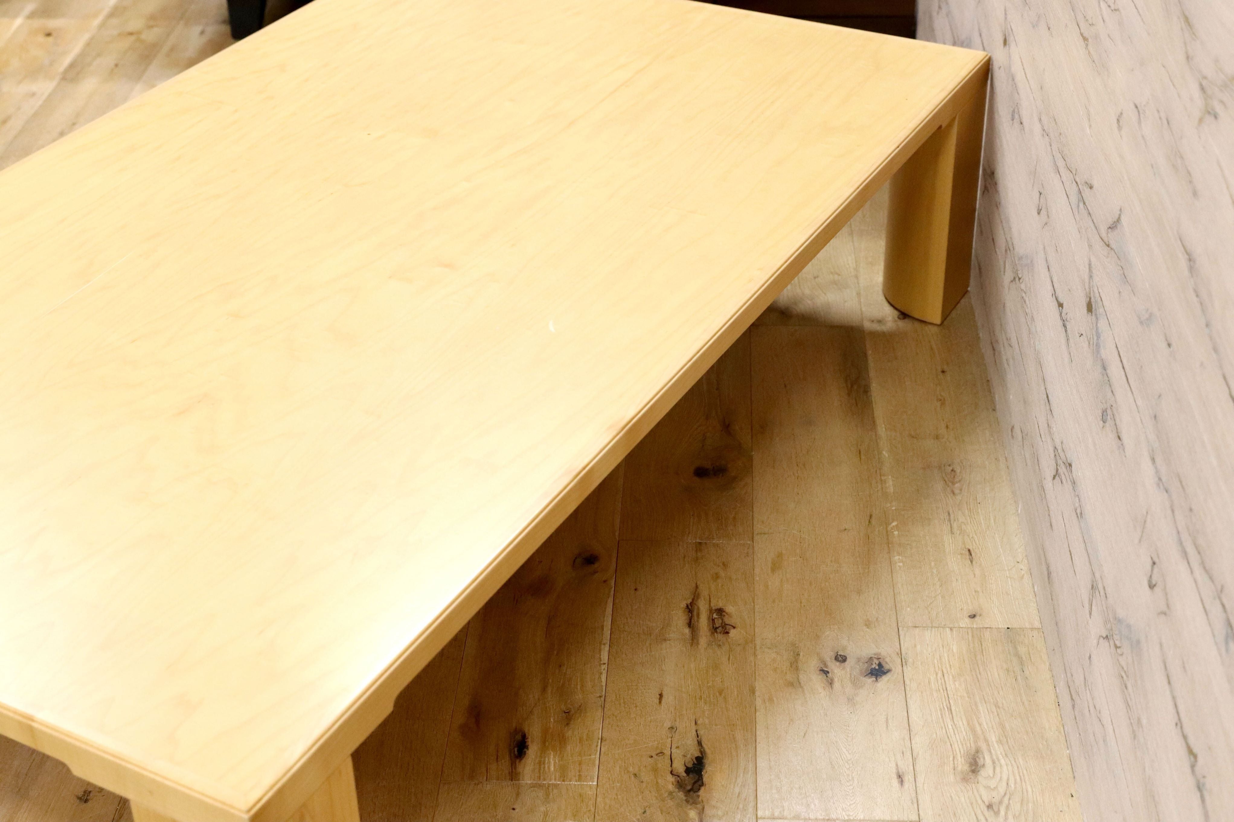 GMFK843F○天童木工 / Tendo T-2573 メープル材 センターテーブル 座卓