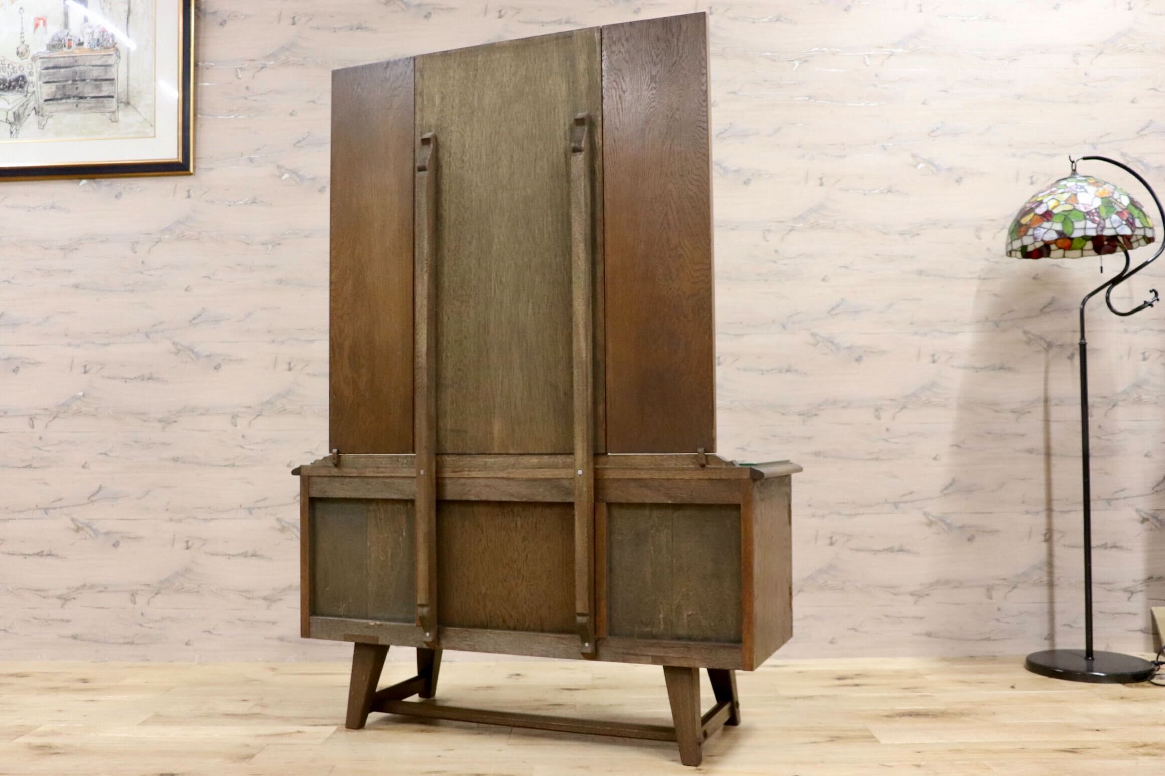 GMGK535○神戸家具 洋家具 永田良介商店 三面鏡 ドレッサー 鏡台