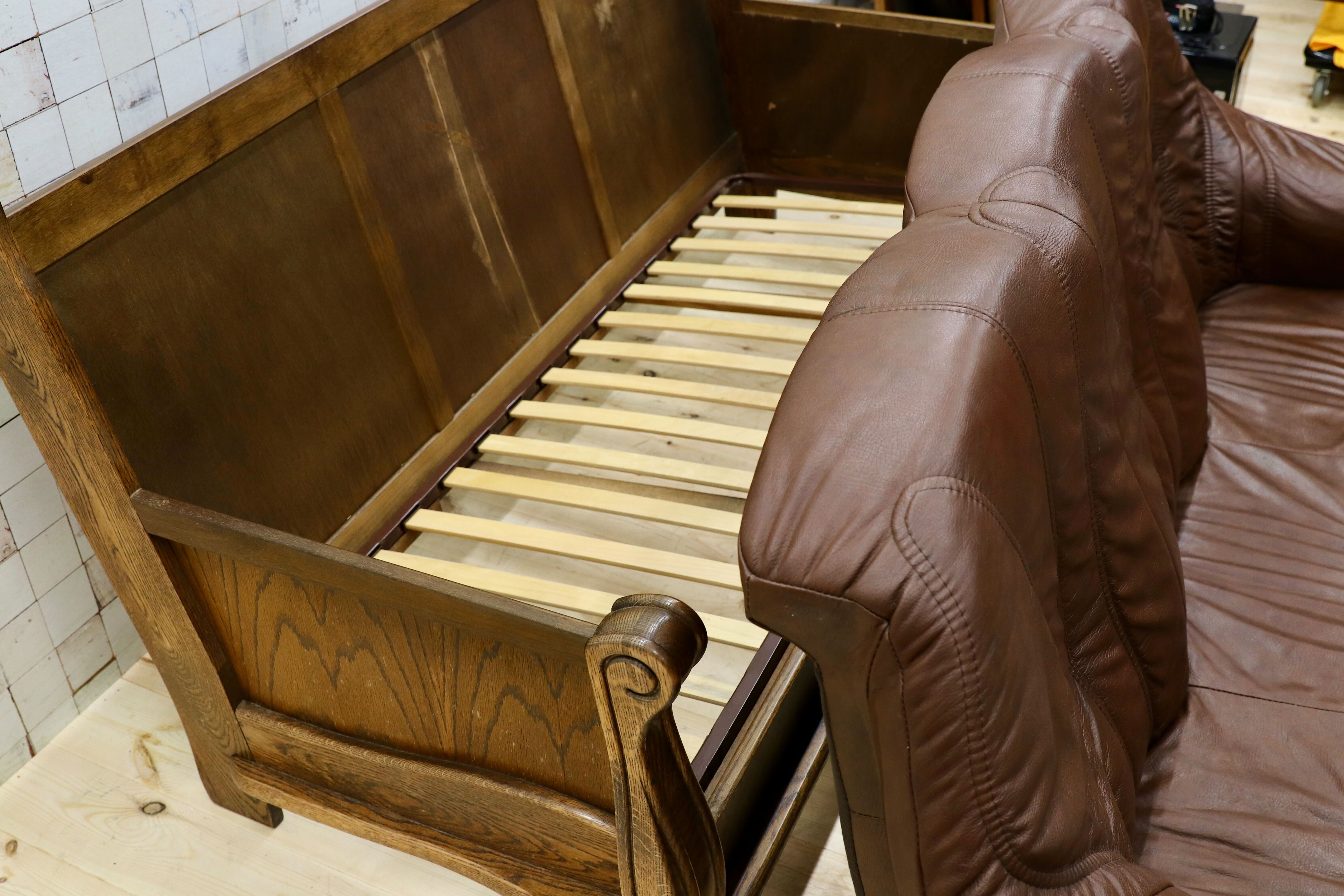 GMGT226○オランダ製 ダッチカントリー 3人掛けソファ トリプルソファ