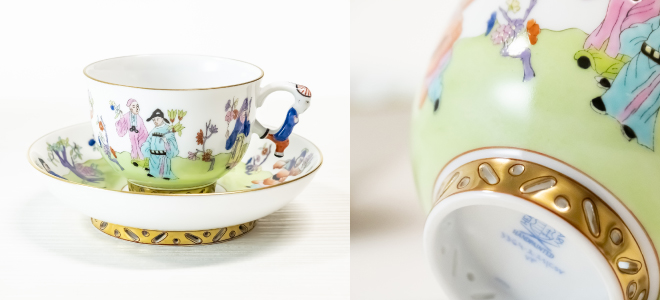 ポワッソン] ラージカップ&ソーサー