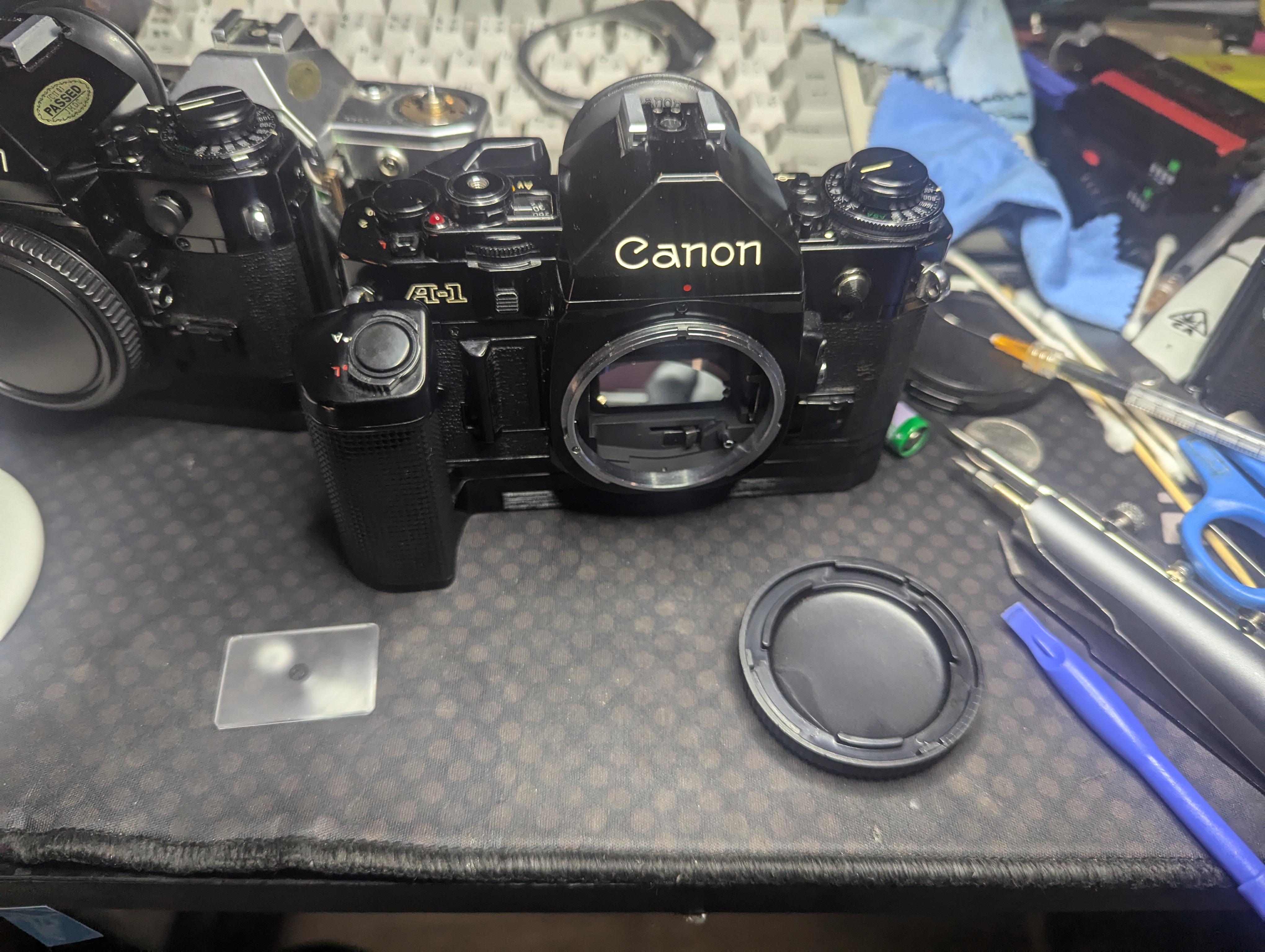 Canon A-1のオーナーにとってクールで役立つ改造：AE-1 Programの