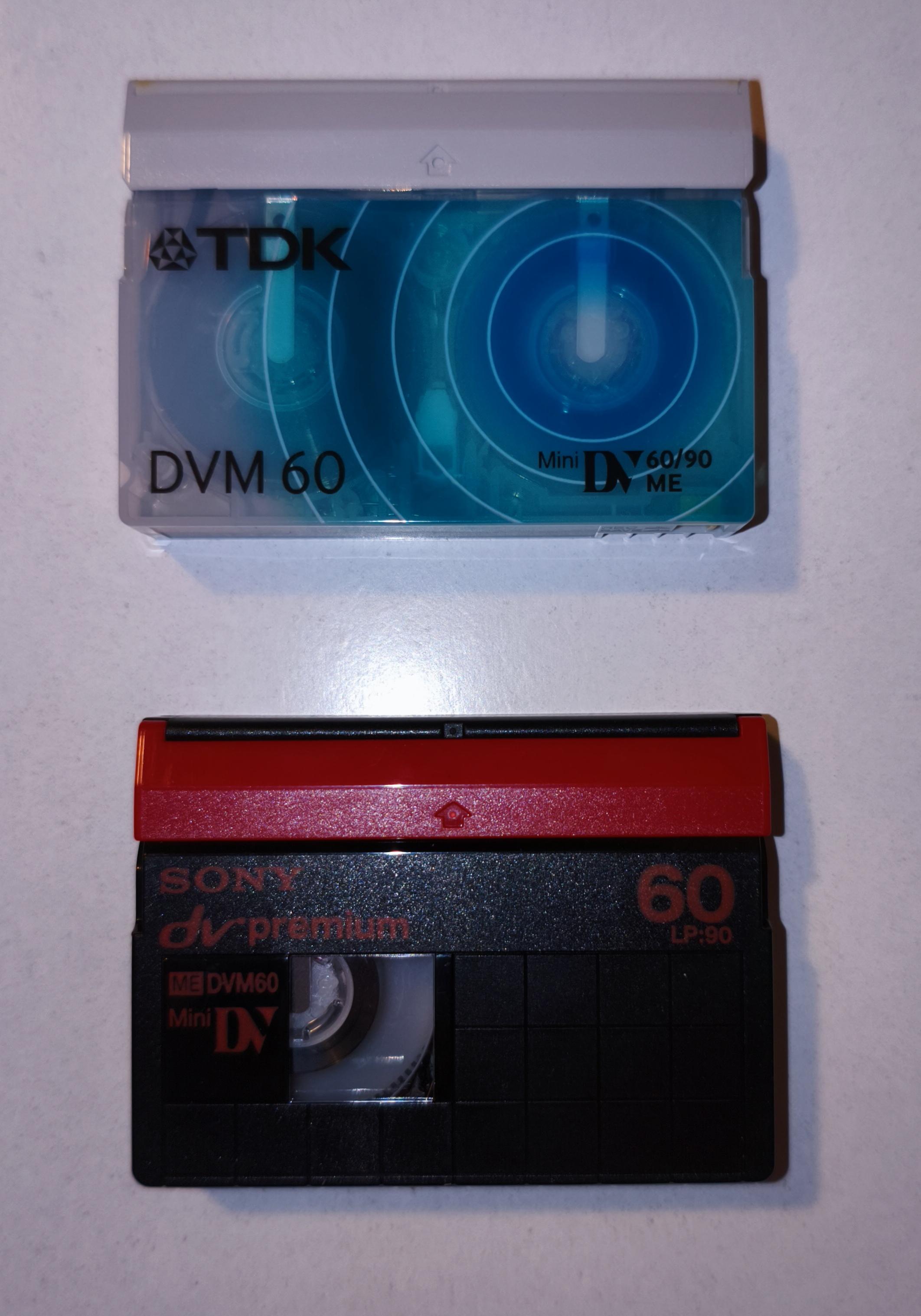 I need help with these cassettes / Sony DV60 - TDK DVM60 : r