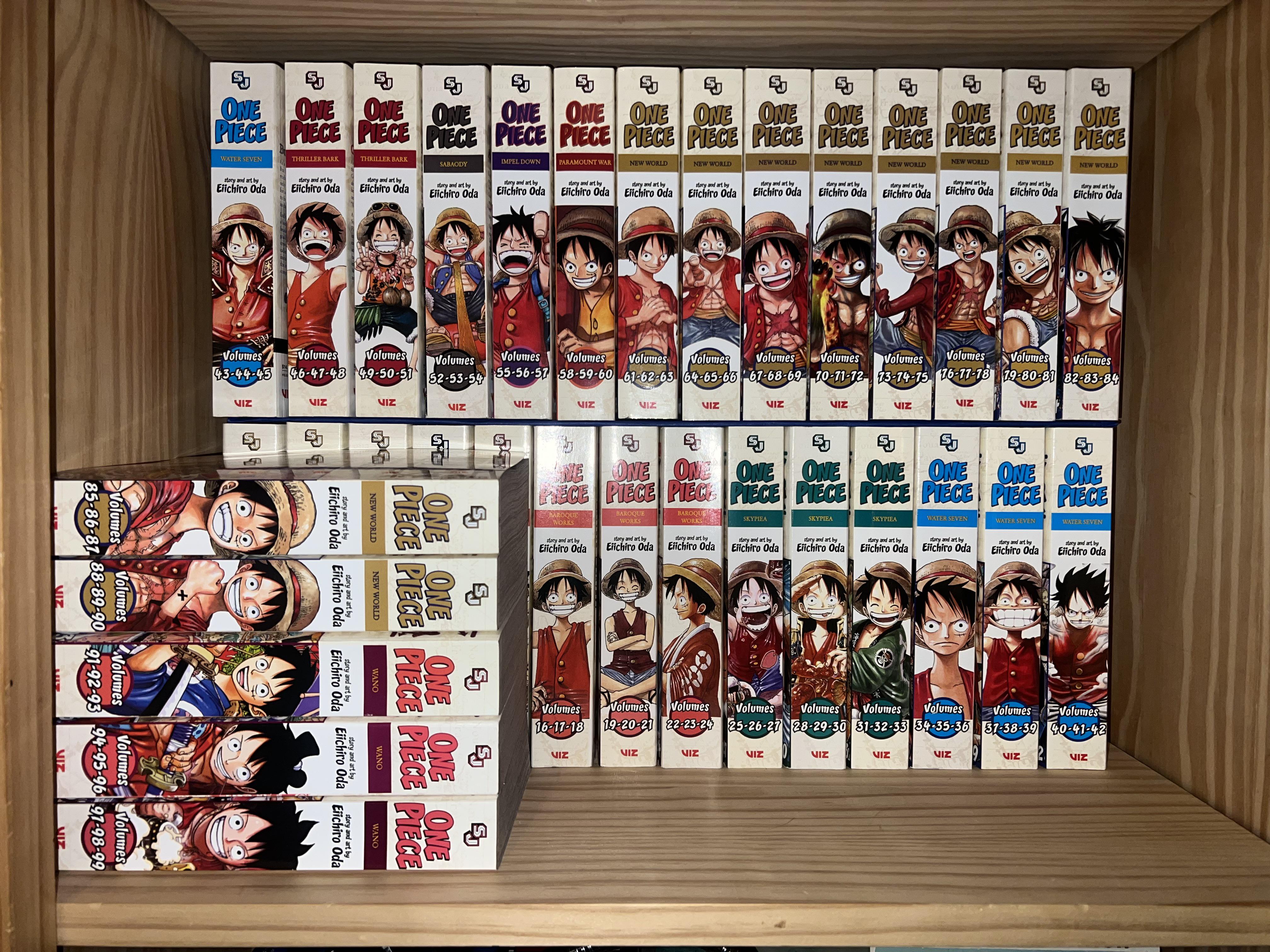 ワンピース 完全版 3-1版 コレクション (1巻～99巻) : r/OnePiece