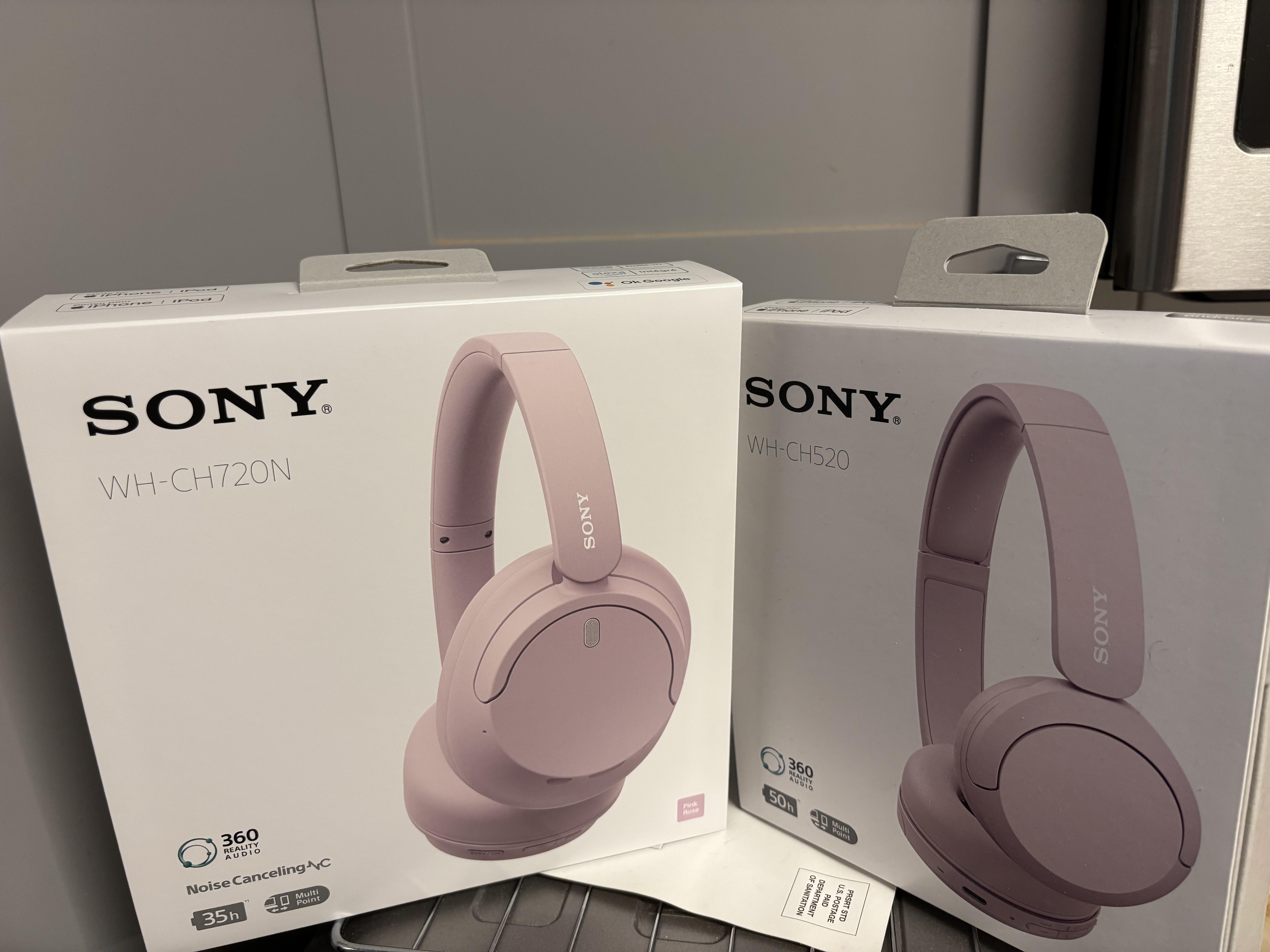 ピンクのヘッドホンしか買わないから、両方買うことにしたんだ。だって