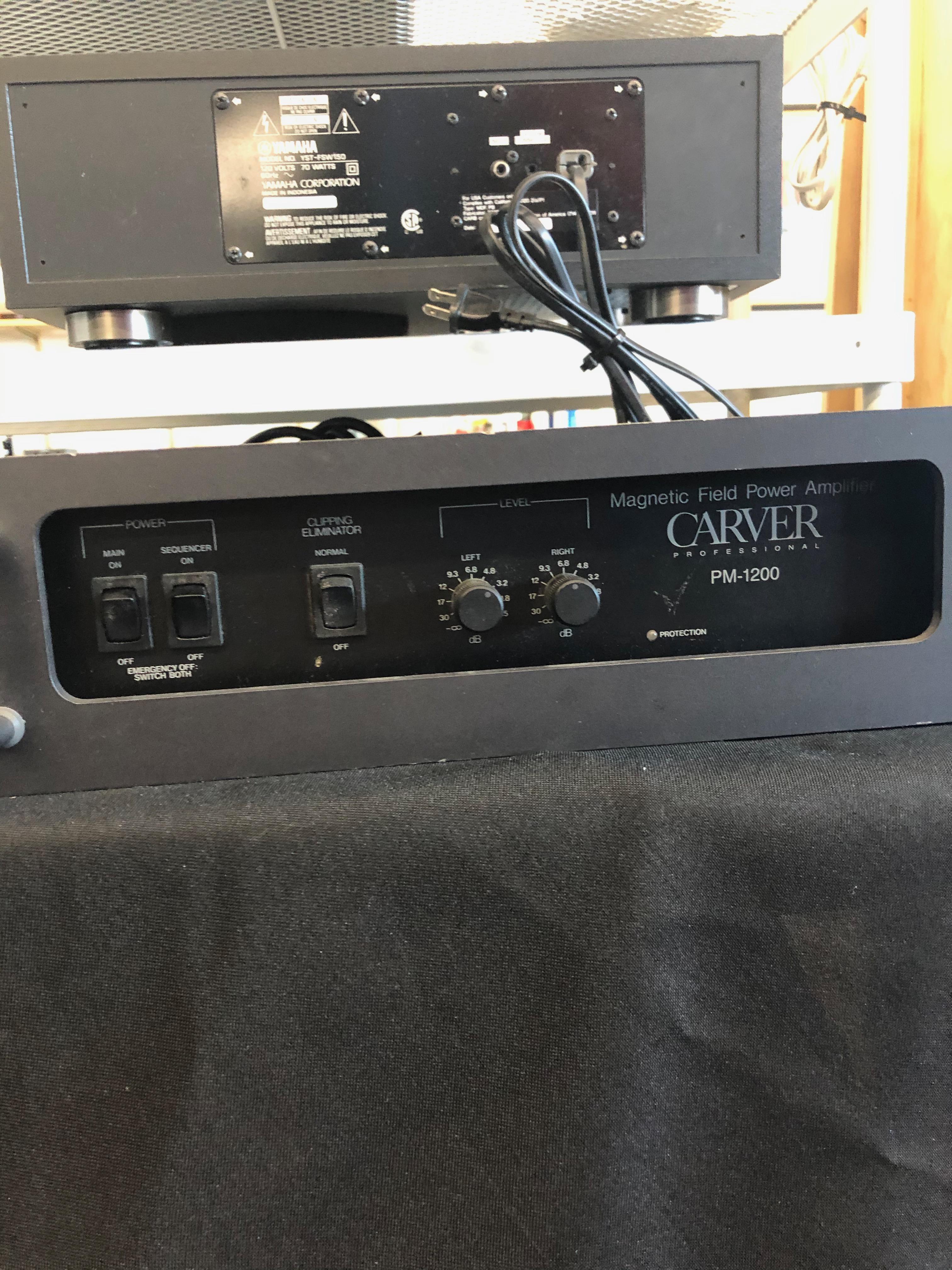Carver Professional Amp PM-1200 - is this right for my setup? : r