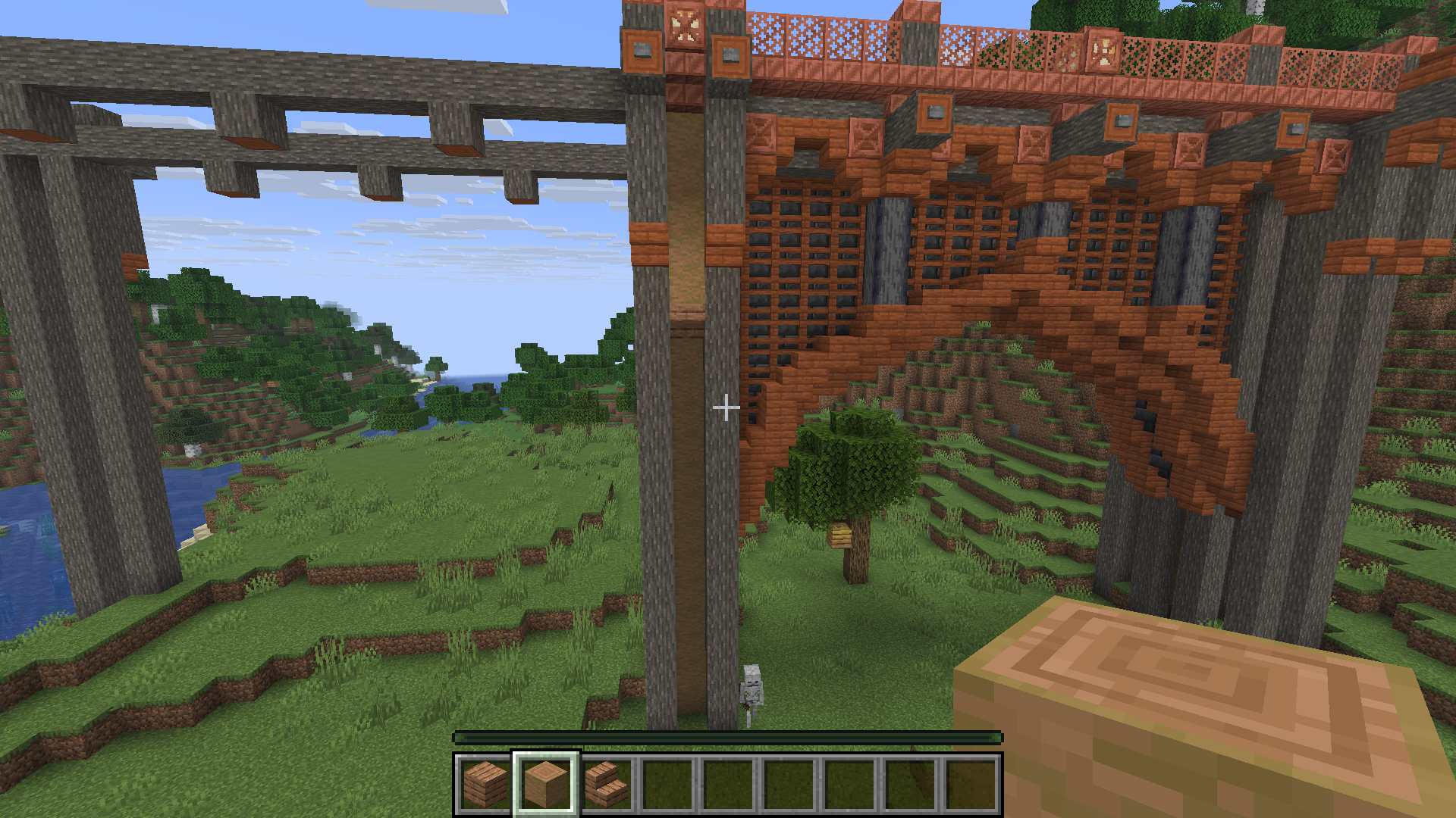 What block do i use instead of this jungle for the bridge? : r